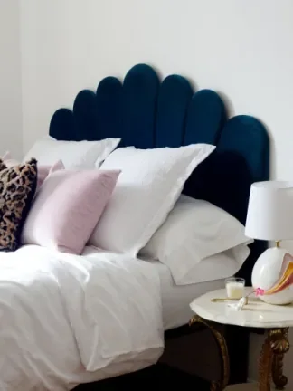 A Parisian-Inspired Bedroom With an Ingenious DIY Floor Transformation