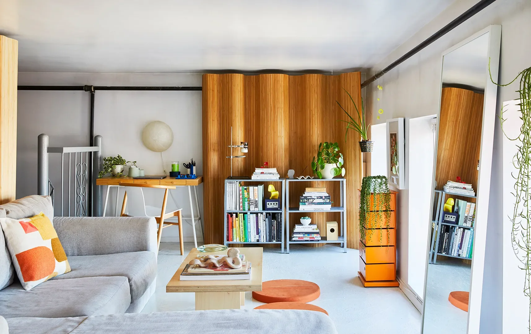 A Spatial Designer's Ingenious Privacy Solution for an Open-Plan Loft