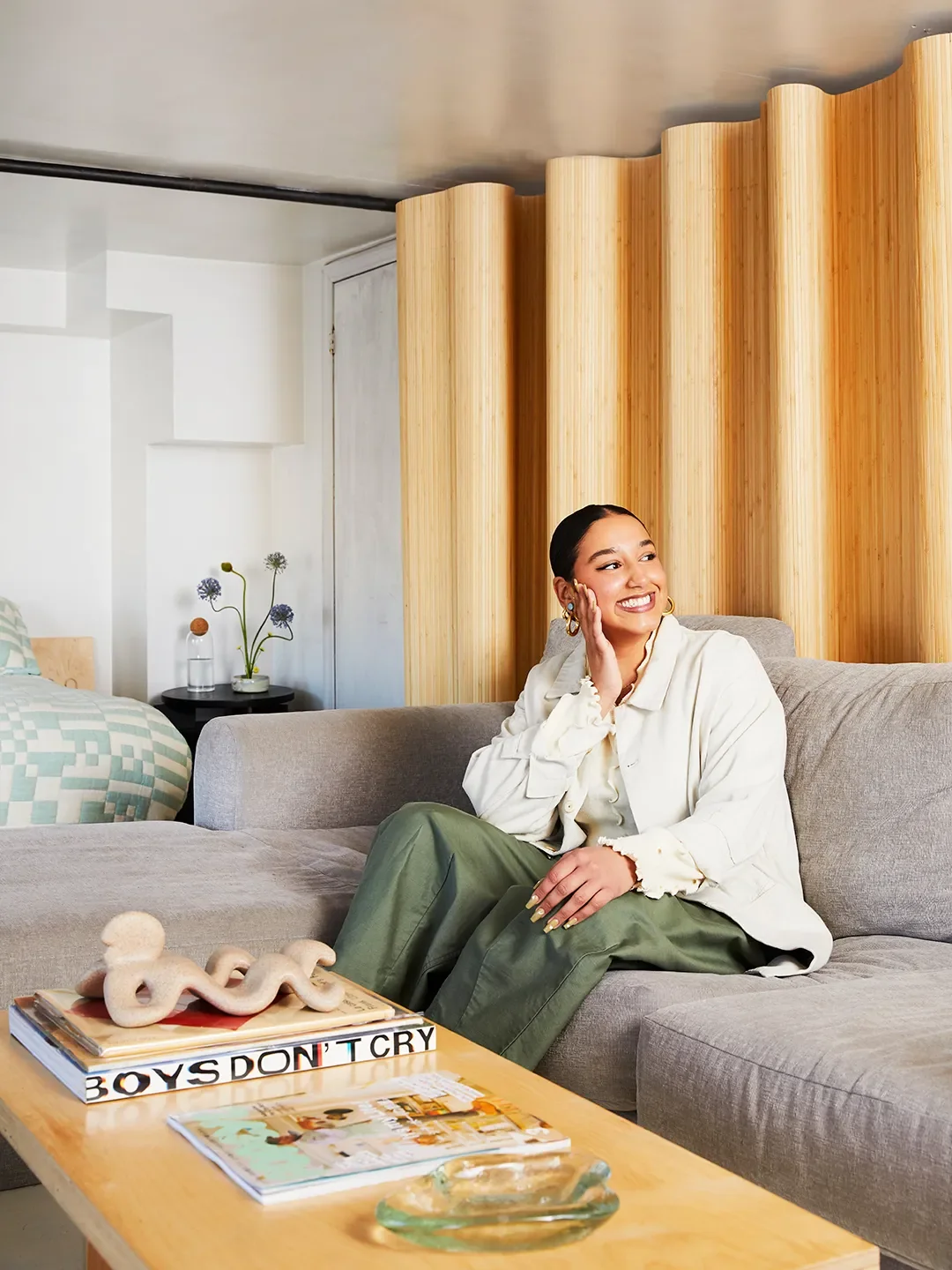 A Spatial Designer's Ingenious Privacy Solution for an Open-Plan Loft