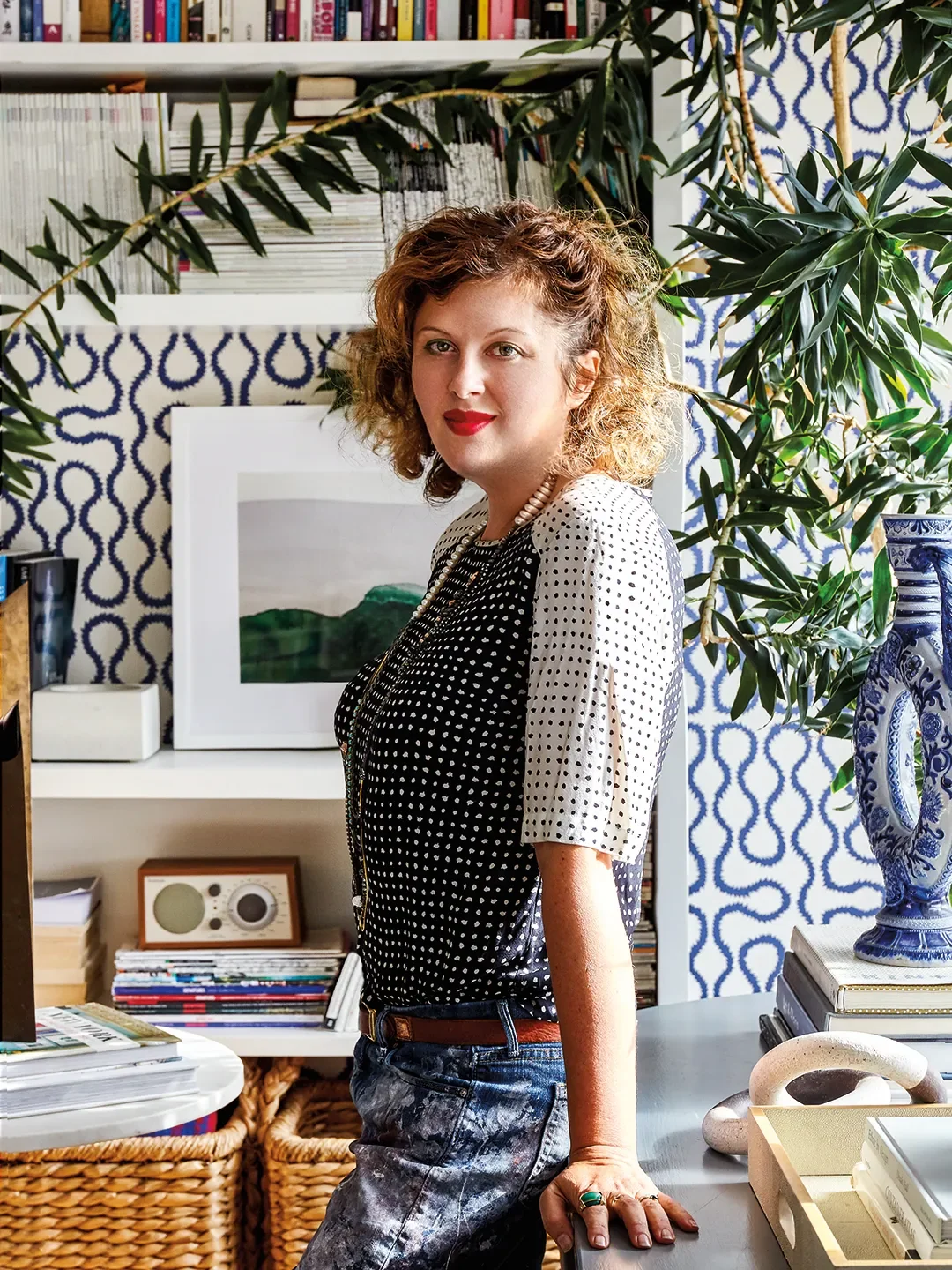 Skipping a Kitchen Reno, This Designer Cleverly Concealed Her Lackluster Cabinets