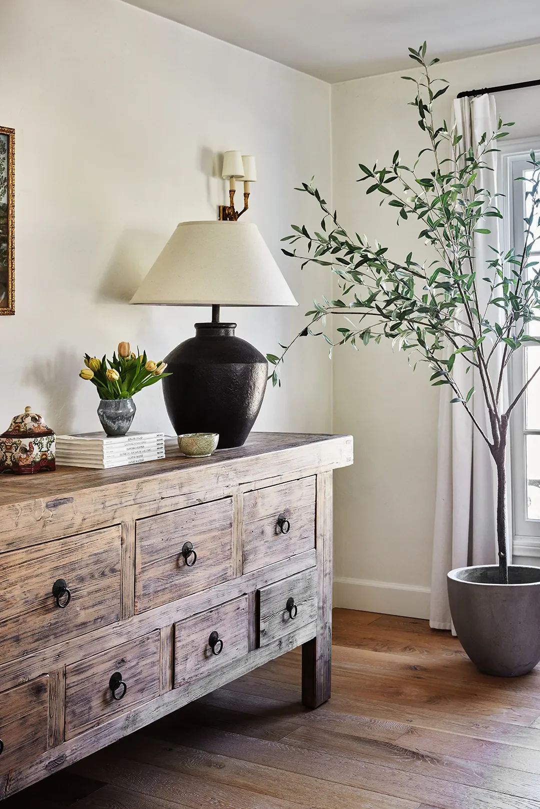 Faux Olive Tree, Pottery Barn.