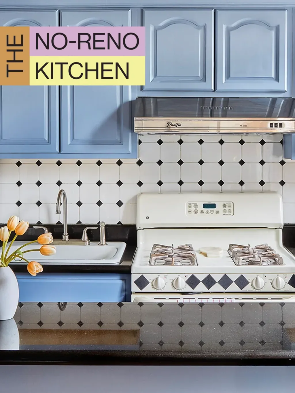 Transform Rental Cabinets With Contact Paper When Painting Isn't an Option